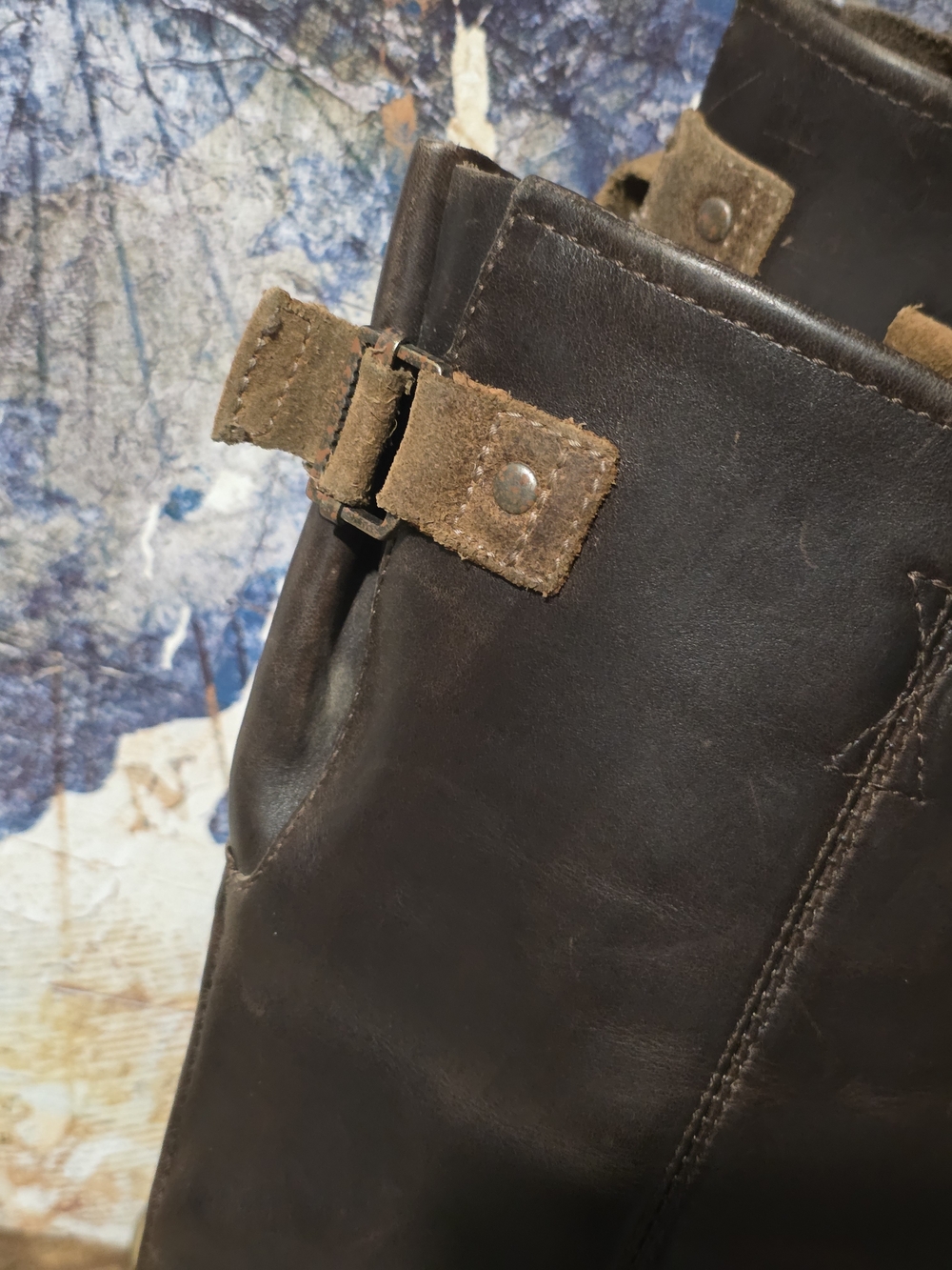 Sorel Slumpack Brown Leather and Rubber Tall Riding Boots - Picture 6 of 13
